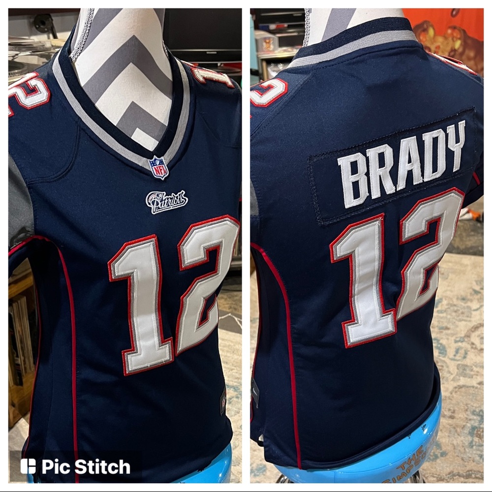 TOM BRADY ON FIELD NIKE JERSEY NEW ENGLAND PATRIOTS